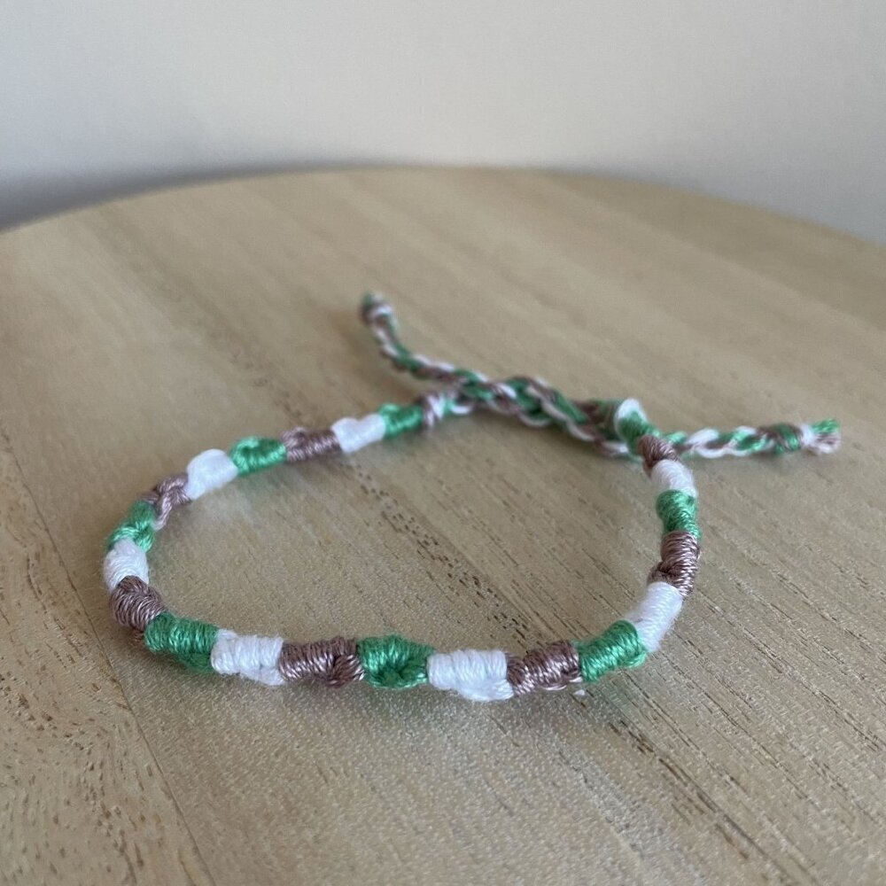Auden Bracelet, anklet, trendy, comfortable, tie, embroidery thread, woven, gift